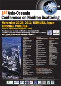 1st AOCNS  1st Asia-Oceania Conference on Neutron Scattering November 20-24, 2011, TSUKUBA, Japan EPOCHAL