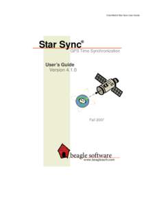 ClockWatch Star Sync User Guide  ® Star Sync