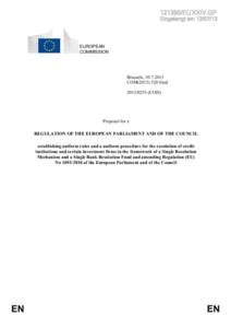 EUROPEAN COMMISSION Brussels, [removed]COM[removed]final[removed]COD)