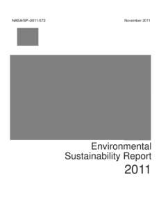 NASA/SP–[removed]November 2011 Environmental Sustainability Report