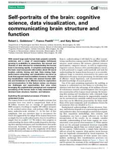 TICS-1447; No. of Pages 13  Feature Review Self-portraits of the brain: cognitive science, data visualization, and