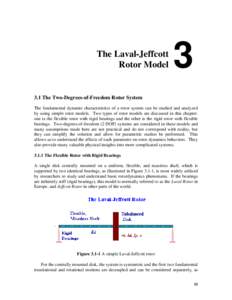 The Laval-Jeffcott Rotor Model[removed]The Two-Degrees-of-Freedom Rotor System