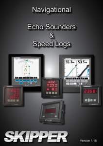 Echo sounding / Sonar / NMEA / Marine electronics / Cartography / Surveying / Oceanography / GPS