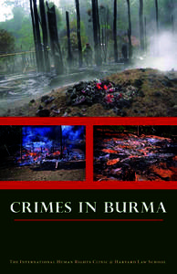 Crimes in Burma  A Report By Table of Contents Preface