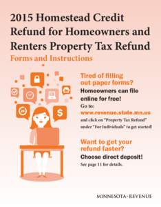 2011 Property Tax Refund Return (M1PR) Instructions