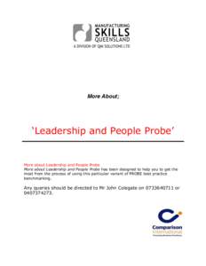 “PEOPLE PROCESS CULTURE ASSESSMENT”
