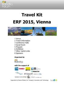 Travel Kit ERF 2015, Vienna 1 2 3