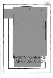 ,  , ORTY YEARS OF ARMY AVIATIO