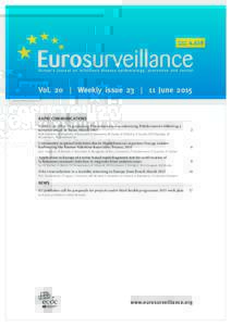 Europe’s journal on infectious disease epidemiolog y, prevention and control  Vol. 20 | Weekly issue 23 | 11 June 2015 RAPID COMMUNICATIONS NDM-1- or OXA-48-producing Enterobacteriaceae colonising Polish tourists follo