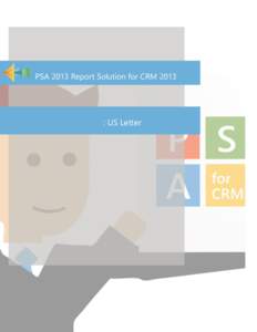7.1 SINGLE PROJECT INVOICING  PSA 2013 Report Solution for CRM 2013 : US Letter PSA Suite Basic for CRM 2013