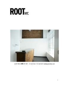 ROOTNYC  443 W 18th St NYC NY2244 F