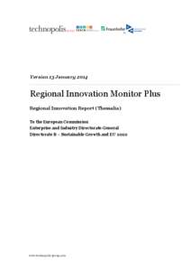 Microsoft Word - 140113_RIM Plus_Regional Innovation Report-Thessaly.docx