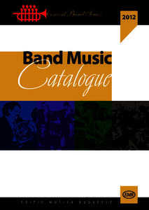 2012  Band Music Catalogue