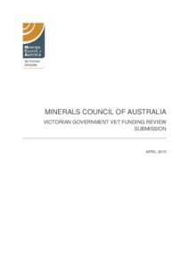 Microsoft Word - Victorian VET funding review