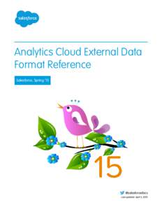 Analytics Cloud External Data Format Reference
