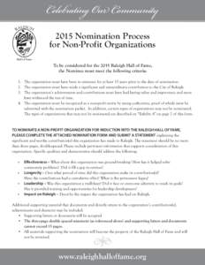 RHOF 2015 Nomination Form for Organizations-Non-Profits.indd