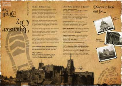 Lancaster City Trail Map  Explore this historic city Other Walks and Tours of Lancaster