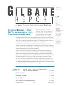 Gilbane Report Vol 1 No 4