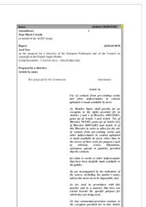 Updated:	[Annex: Amendment Jean-Marie Cavada