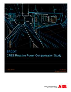 ERCOT CREZ Reactive Power Compensation Study E3800-PR