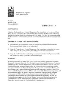 AGREEMENT BETWEEN THE CITY OF MOUNTAIN VIEW,