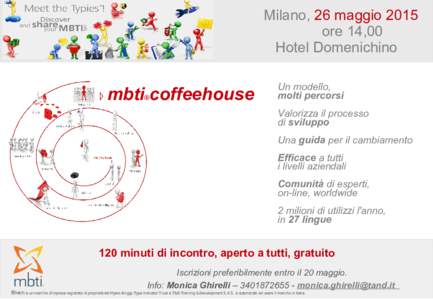 Milano, 26 maggio 2015 ore 14,00 Hotel Domenichino mbti coffeehouse ®
