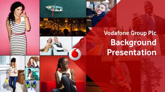 Vodafone Group Plc  Background Presentation  Disclaimer