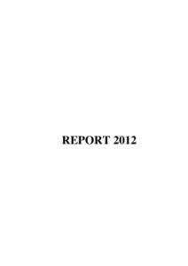 REPORT 2012  INTERNATIONAL UNION OF THEORETICAL AND APPLIED MECHANICS  REPORT 2012