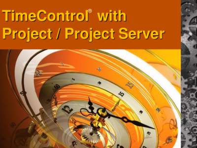 ®  TimeControl with Project / Project Server  HMS History