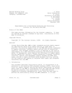 Network Working Group Request for Comments: 2291 Category: Informational J. Slein Xerox Corporation