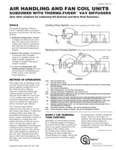 FORM 6.7 REVAIR HANDLING AND FAN COIL UNITS SUBZONED WITH THERMA-FUSER™ VAV DIFFUSERS (See other chapters for subzoning DX Systems and Duct Heat Systems.)