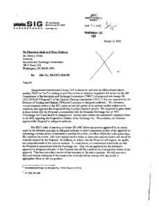 Susquehanna International Group, LLP Notice of Petition for Review