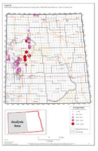 Figure 28.  North Dakota Hydrogen sulfide content in oil and gas wells of the North Dakota Study Area. Data from Bureau files. 102W