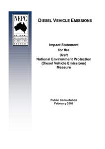 DIESEL VEHICLE EMISSIONS  Impact Statement for the Draft National Environment Protection