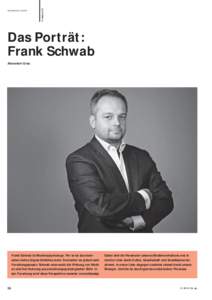 tv diskurs 76  WISSENSCHAFT Das Porträt: Frank Schwab