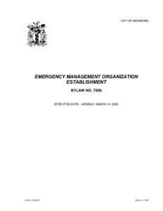 Disaster preparedness / Humanitarian aid / Occupational safety and health / Security / Emergency / Oklahoma Emergency Management Act / Emergency medicine / Public safety / Emergency management / Management