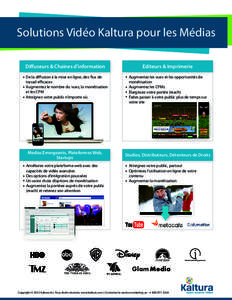 Video Solution for Media Use Cases - French