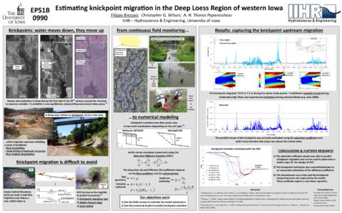 Estimating knickpoint migration in the Deep