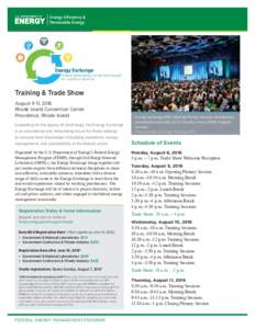 Energy Exchange Trainign and Trade Show
