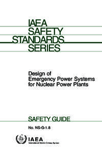 IAEA SAFETY STANDARDS SERIES Design of Emergency Power Systems