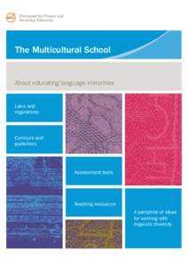 The Multicultural School  About educating language minorities Laws and regulations