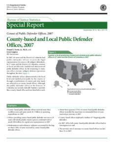 County-based and Local Public Defender Offices, 2007