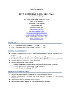 Microsoft Word - CV RRL v90 FEB 2012.docx