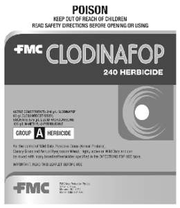 Clodinafop 240 Herbicide leaflet cover