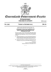 [609]  Queensland Government Gazette Extraordinary Vol. 364]