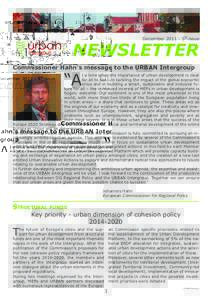 December5th issue  NEWSLETTER Commissioner Hahn’s message to the URBAN Intergroup  “A