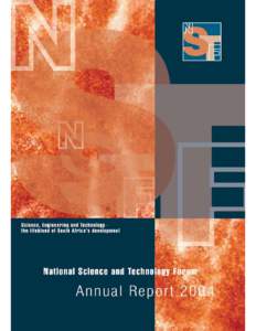 Education in Malta / Scientific societies / Science Council / Tshilidzi Marwala / NSTF  National Student Travel Foundation