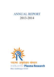 ANNUAL REPORTBhat, Gandhinagar  GOVERNING COUNCIL