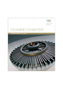 OLYMPIC CHARTER IN FORCE AS FROM 7 JULY  OLYMPIC CHARTER