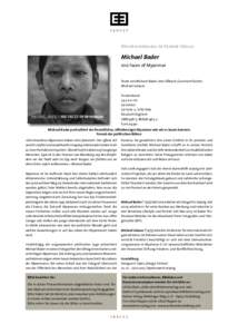 Neuerscheinung Im Kehrer Verlag  Michael Bader 100 Faces of Myanmar  Texte von Michael Bader, Jens Eßbach, Guntram Fischer,